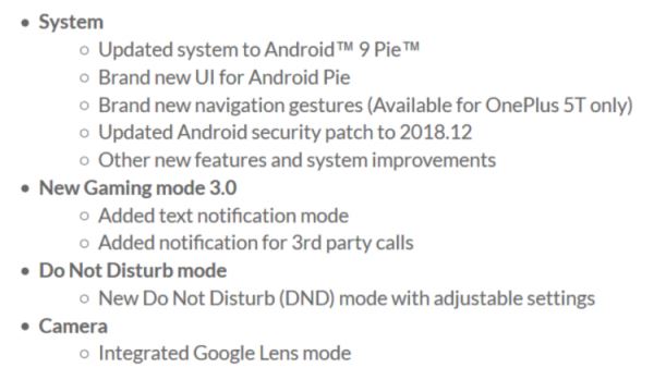 OnePlus выпустила Android 9 Pie для двух своих смартфонов